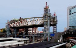 Paddington Bishops Bridge Raised for Removal