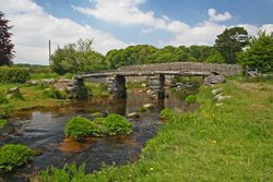 Postbridge, Dartmoor in Devon