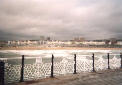 Brighton - a view from the Brighton Pier Wallpaper