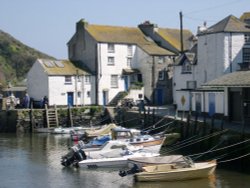 Inner Harbour, Polperro Wallpaper