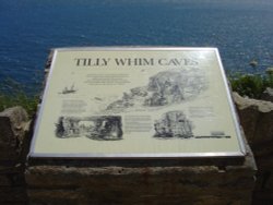 Tilly Whim Caves in Durlston, Dorset
