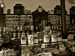 Chemists Shop at Blists Hill Victorian Town Museum Wallpaper