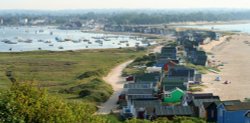Mudeford Sandbank, looking from Hengistbury Head, Dorset