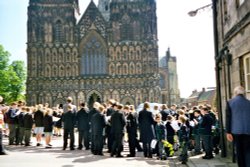By Lichfield Cathedral - Ascension Day