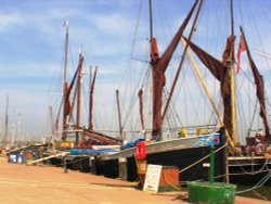 Maldon, Essex.  Hythe Quay Wallpaper