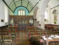 Gidleigh Church, on the edge of Dartmoor Wallpaper