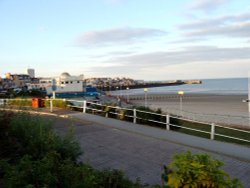 Looking towards Flamborough from south of Bridlington Wallpaper