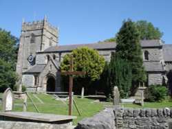 A picture of The Church at Ingleton Village, North Yorkshire. Wallpaper