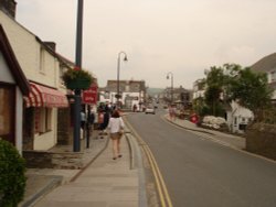 The Main St, Tintagel, Cornwall. Wallpaper