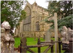 This is a beautiful priory in Cartmel, Cumbria