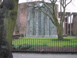 near Coventry Cathedral Wallpaper