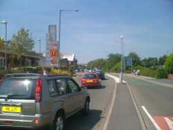 Looking down HYNDBURN RD Accrington Wallpaper
