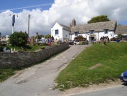 The Square & Compass in Worth Matravers, Dorset Wallpaper