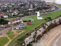 Hunstanton, Norfolk. From the air Aug 2004 Wallpaper