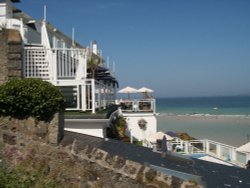 Hotel at St Ives, Cornwall Wallpaper