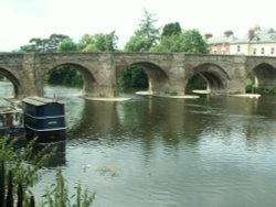 Wye Bridge, Hereford, Herefordshire Wallpaper