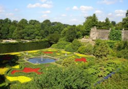 Gardens at Lyme Park, Cheshire Wallpaper