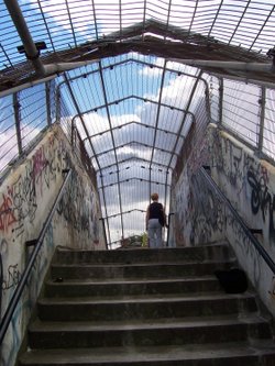 Footbridge leading to Sudbury Heights Ave from Maybank Open Space