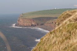 Fleswick Bay as seen from St Bees clifftops, Cumbria Wallpaper