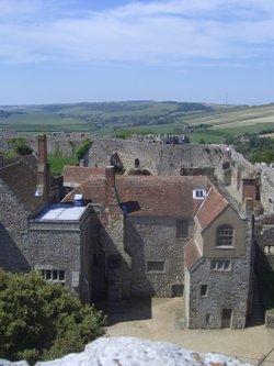 Carisbrooke Castle, Carisbrooke, Isle of Wight. Taken from the battlements.