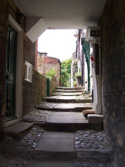 Archway in Town at Robin Hood's Bay, North Yorkshire
