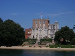 Brownsea Castle on Brownsea Island in Poole Harbour Wallpaper
