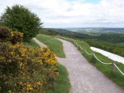 View from top of White Horse, Kilburn