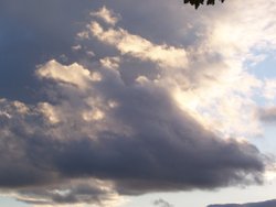 Evening sky outskirts Harrogate Wallpaper