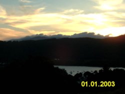 Sunset over Lake Windermere, Cumbria Wallpaper