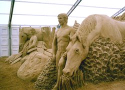 Brighton Sand Sculpture festival 2006 Wallpaper