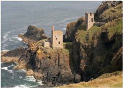 Botallack Mines in Cornwall Wallpaper