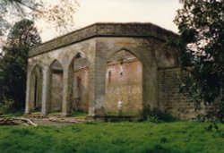 Chiddingstone Castle garden taken in 1987