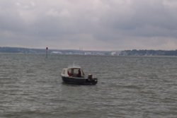 Isle Of Wight from Calshot, Hampshire