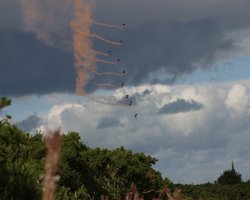 Parachute display, Silloth carnival, Cumbria 2006