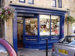 The Hebden Bridge Butcher David Woodhead. Hebden Bridge, West Yorkshire Wallpaper