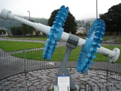 Outside Electric Mountain, Llanberis, North Wales. Wallpaper