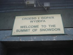 The Summit of Mount Snowdon, Llanberis, North Wales. Wallpaper