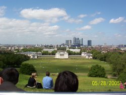 Taken in Greenwich, standing by the Observatory looking down over the hill.