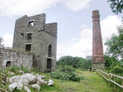 Remains of the Tankerville Lead Mine, Stiperstones, Shropshire Wallpaper