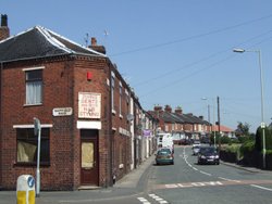 Norton street, Norton in the Moors, Staffordshire.