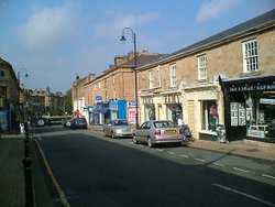 Blackburn road shops in Accrington, Lancashire