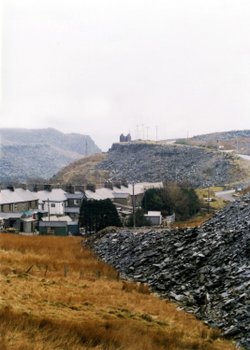 Llechwedd Slate Caverns, near Blaenau Ffestiniog, north Wales. Feb 2003.