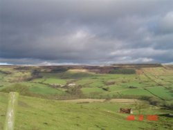 view of east side of valley. Rosedale Abbey, North Yorkshire