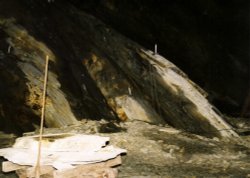 Llechwedd Slate Caverns, Near Blaenau Ffestiniog. North Wales. Feb 2003