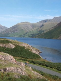 Wastwater, looking to the Scafell and Scafell Pike.