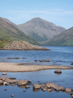 Wastwater, looking to Great Gable.