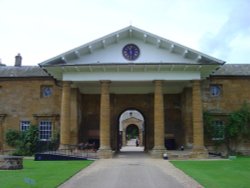The stables of Althorp House near Northampton, Northamptonshire Wallpaper