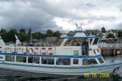 Very enjoyable boat ride, great scenery, on Lake Windermere, in the Lake district.