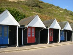 Bournemouth: Beachhuts Wallpaper