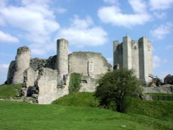 Conisbrough Castle in Doncaster, South Yorkshire 2003